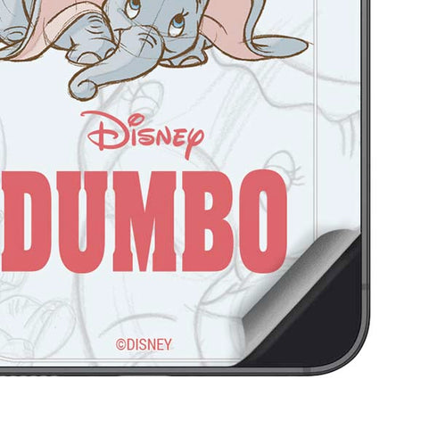 Disney Dumbo Classic sketched portrait Galaxy S25 Plus Skin