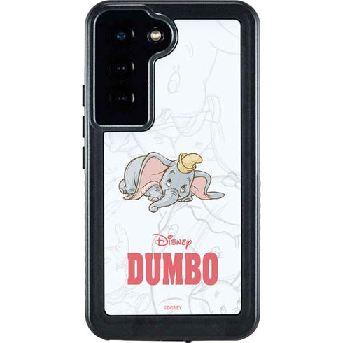 Disney Dumbo Classic sketched portrait Galaxy S24 Waterproof Case
