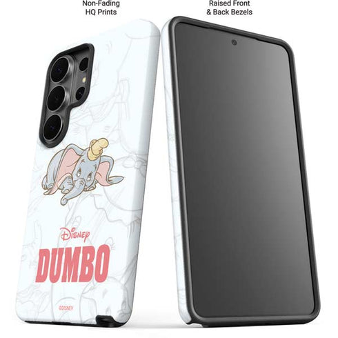 Disney Dumbo Classic sketched portrait Galaxy S26 Ultra Impact Case