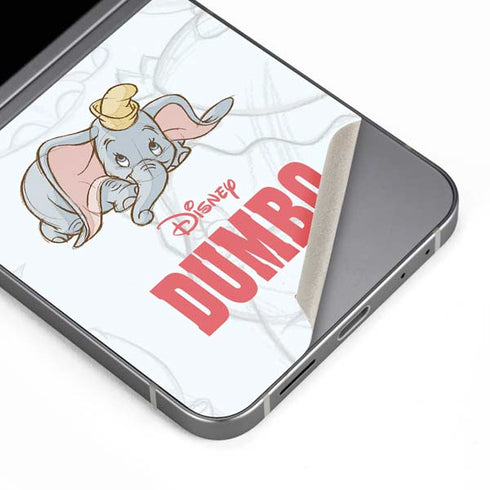 Disney Dumbo Classic sketched portrait Galaxy Z Flip6 Skin