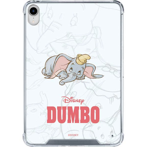 Disney Dumbo Classic sketched portrait iPad 11th Gen (2025) Clear Case