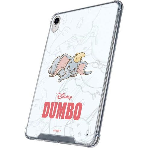 Disney Dumbo Classic sketched portrait iPad 11th Gen (2025) Clear Case
