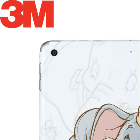 Disney Dumbo Classic sketched portrait Apple iPad Skin