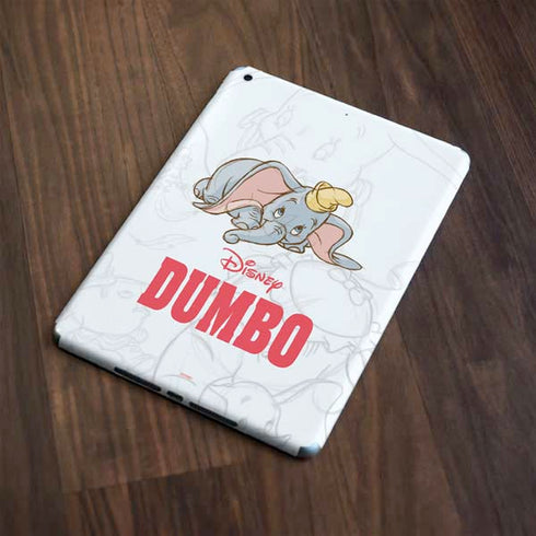 Disney Dumbo Classic sketched portrait Apple iPad Skin