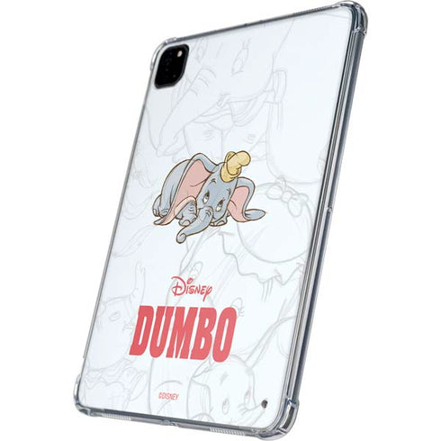 Disney Dumbo Classic sketched portrait iPad Pro 11in (2024) Clear Case