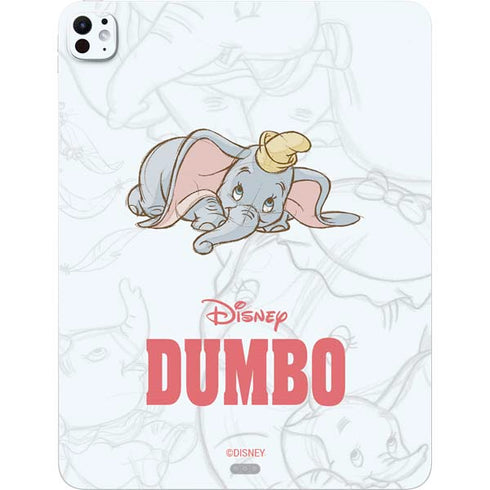 Disney Dumbo Classic sketched portrait iPad Pro 13in M4 (2024) Skin