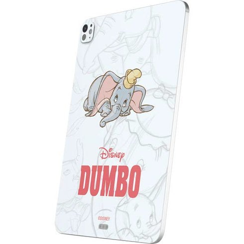 Disney Dumbo Classic sketched portrait iPad Pro 13in M4 (2024) Skin