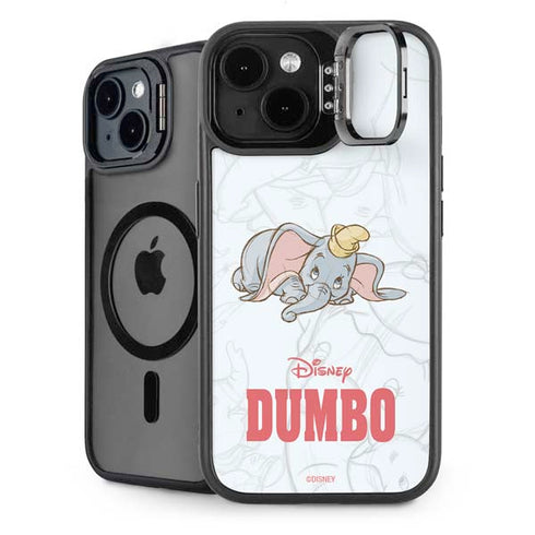 Disney Dumbo Classic sketched portrait iPhone 15 Kickstand Case