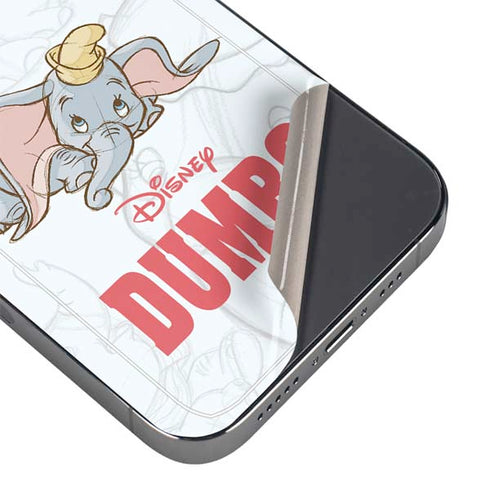 Disney Dumbo Classic sketched portrait iPhone 15 Pro Max Skin
