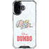 Disney Dumbo Classic sketched portrait iPhone 16 Clear Case