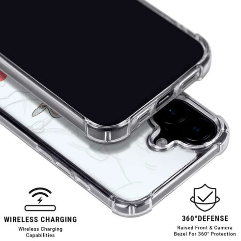 Disney Dumbo Classic sketched portrait iPhone 16 MagSafe Case