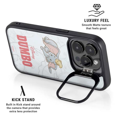 Disney Dumbo Classic sketched portrait iPhone 16 Pro Max Kickstand Case