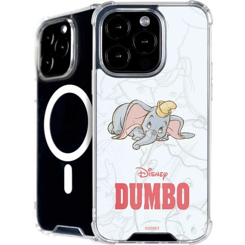 Disney Dumbo Classic sketched portrait iPhone 16 Pro Max MagSafe Case