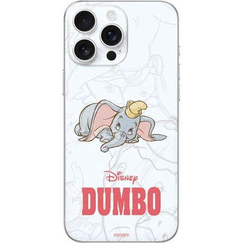 Disney Dumbo Classic sketched portrait iPhone 16 Pro Max Skin