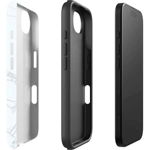 Disney Dumbo Classic sketched portrait iPhone 16e Impact Case