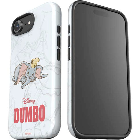 Disney Dumbo Classic sketched portrait iPhone 16e Impact Case
