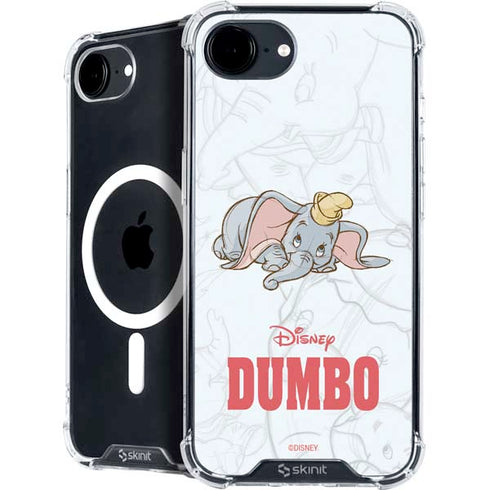 Disney Dumbo Classic sketched portrait iPhone 16e MagSafe Case