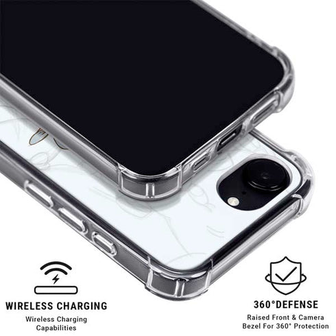 Disney Dumbo Classic sketched portrait iPhone 16e MagSafe Case
