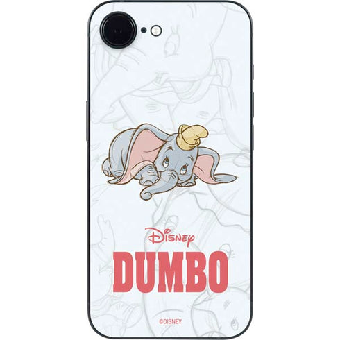 Disney Dumbo Classic sketched portrait iPhone 16e Skin