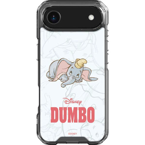 Disney Dumbo Classic sketched portrait iPhone 17 Air Clear Case