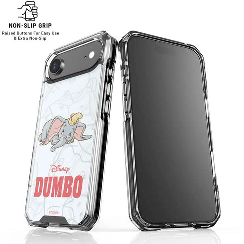 Disney Dumbo Classic sketched portrait iPhone 17 Air Clear Case