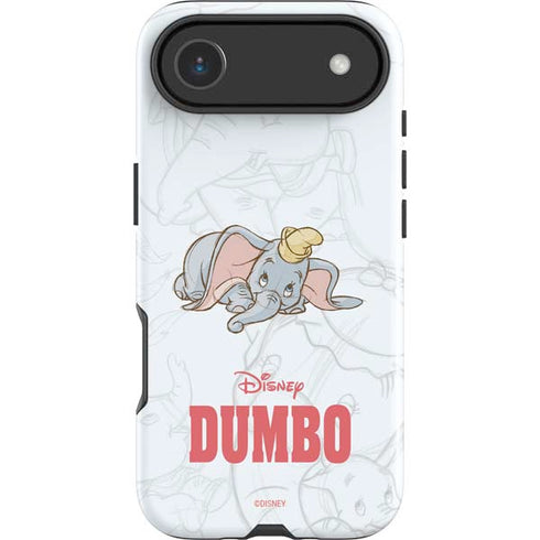 Disney Dumbo Classic sketched portrait iPhone 17 Air Impact Case