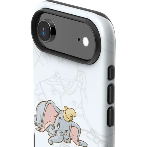 Disney Dumbo Classic sketched portrait iPhone 17 Air Impact Case