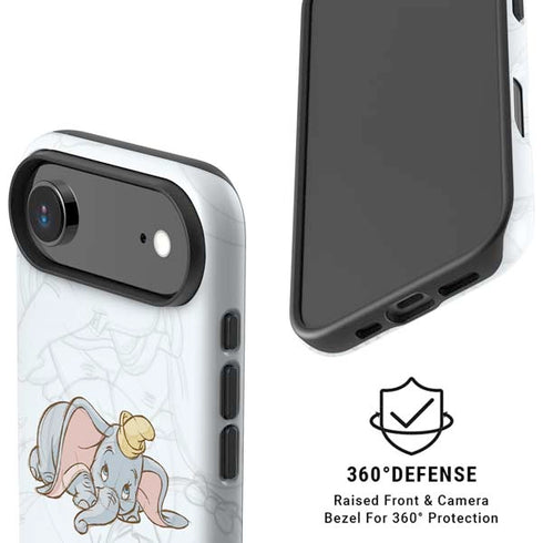 Disney Dumbo Classic sketched portrait iPhone 17 Air Magsafe Impact Case