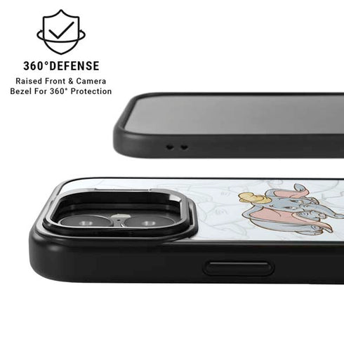 Disney Dumbo Classic sketched portrait iPhone 17 Kickstand Case