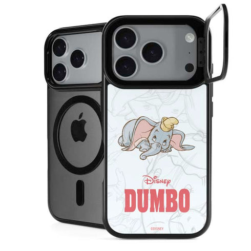 Disney Dumbo Classic sketched portrait iPhone 17 Pro Max Kickstand Case