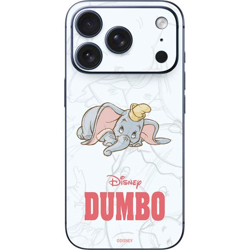 Disney Dumbo Classic sketched portrait iPhone 17 Pro Skin