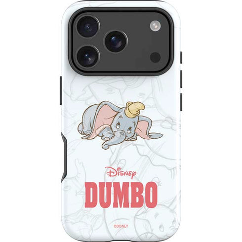 Disney Dumbo Classic sketched portrait iPhone 18 Pro Impact Case