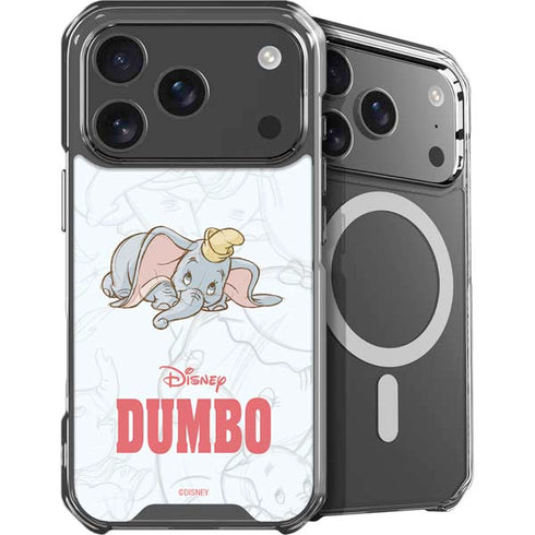 Disney Dumbo Classic sketched portrait iPhone 18 Pro MagSafe Case