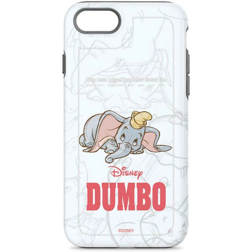 Disney Dumbo Classic sketched portrait iPhone Cases