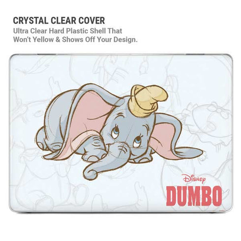 Disney Dumbo Classic sketched portrait MacBook Pro 14in (2021-24) Case plus Skin