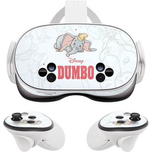 Disney Dumbo Classic sketched portrait Meta Quest 3S Skin