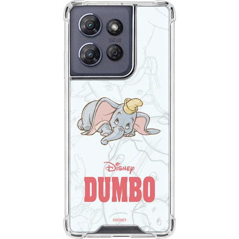 Disney Dumbo Classic sketched portrait Moto G 5G (2025) Clear Case