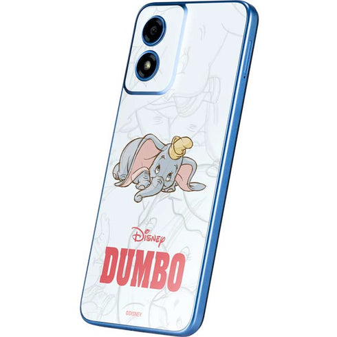 Disney Dumbo Classic sketched portrait Moto G Play 4G (2024) Skin