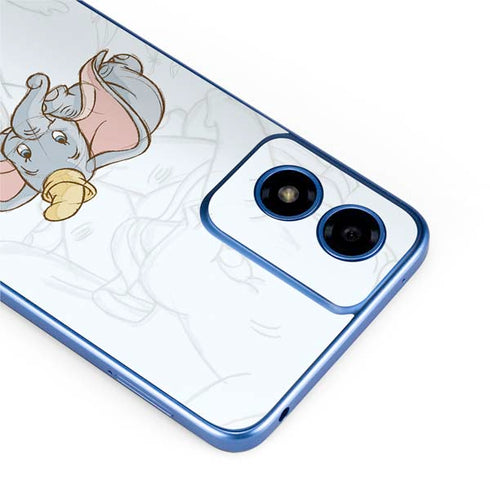 Disney Dumbo Classic sketched portrait Moto G Play 4G (2024) Skin