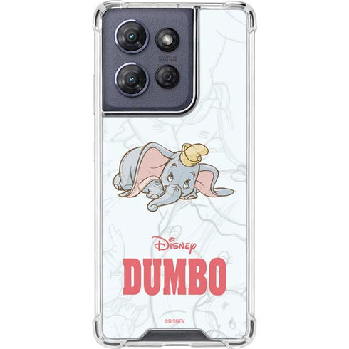 Disney Dumbo Classic sketched portrait Moto G Play 5G (2025) Clear Case