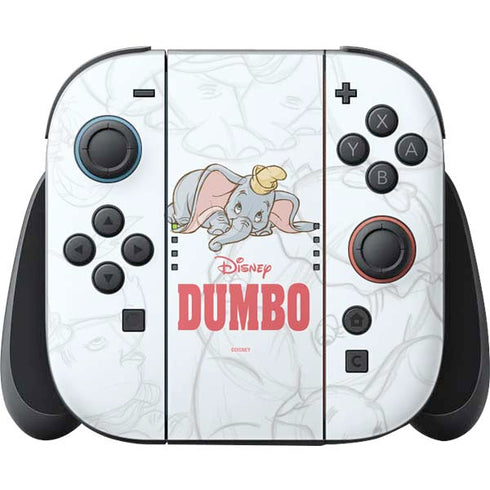 Disney Dumbo Classic sketched portrait Nintendo Skins
