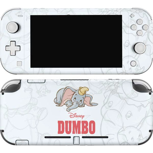 Disney Dumbo Classic sketched portrait Nintendo Skins