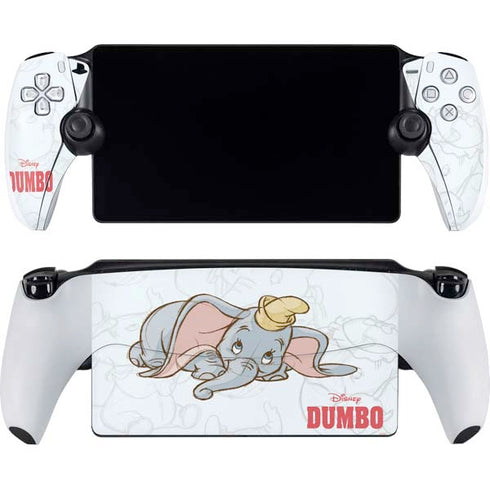 Disney Dumbo Classic sketched portrait PlayStation Portal Remote Player Skin