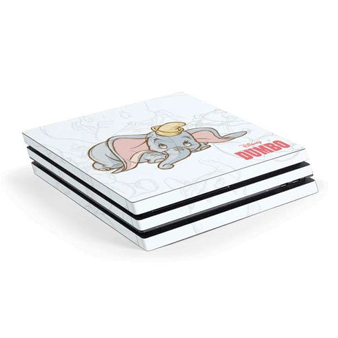 Disney Dumbo Classic sketched portrait PlayStation PS4 Skins