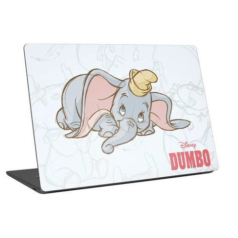 Disney Dumbo Classic sketched portrait Laptop Skins