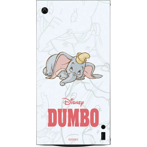 Disney Dumbo Classic sketched portrait XBox Series X Digital Edition Console Skin
