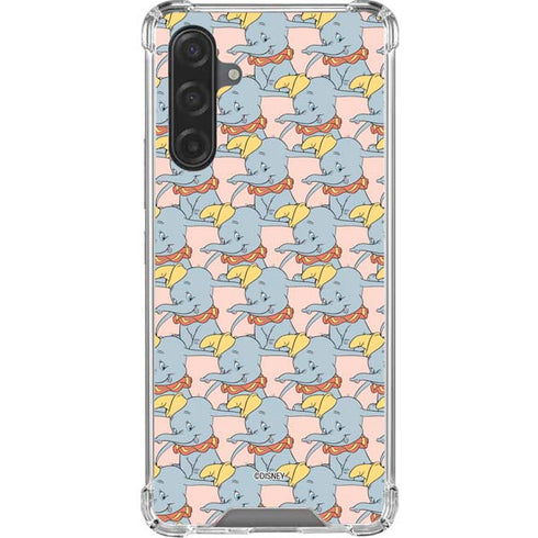 Disney Dumbo Face Pattern Galaxy A17 Clear Case