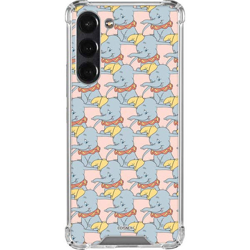 Disney Dumbo Face Pattern Galaxy S24 FE Clear Case