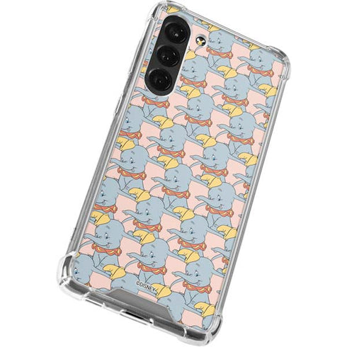 Disney Dumbo Face Pattern Galaxy S24 FE Clear Case