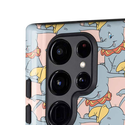 Disney Dumbo Face Pattern Galaxy S25 Ultra Impact Case